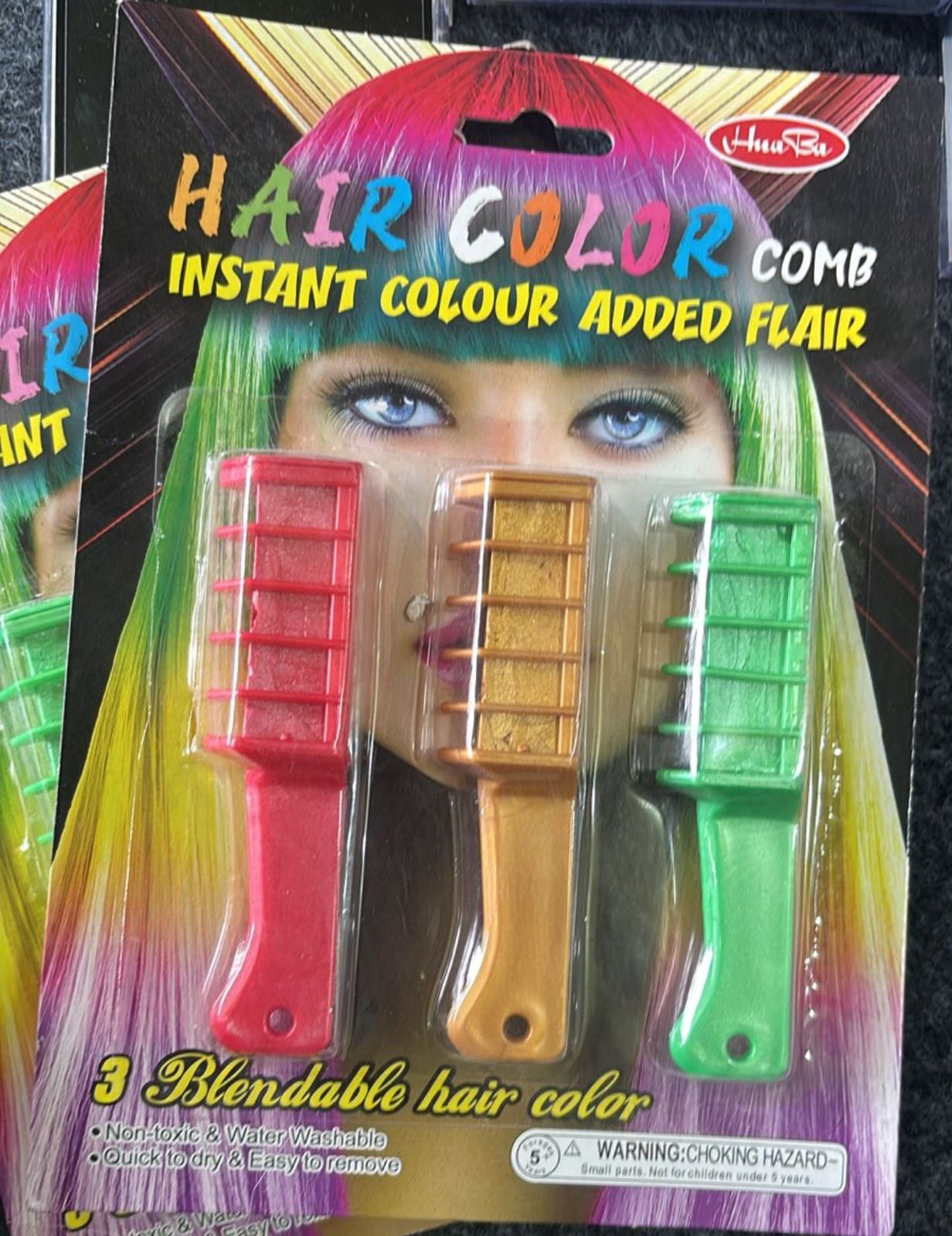 Instant Hair Colour Comb set of 3