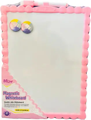 Magnetic Whiteboard with to-Do List RANDOM COLOUR Yellow, Pink, Blue board