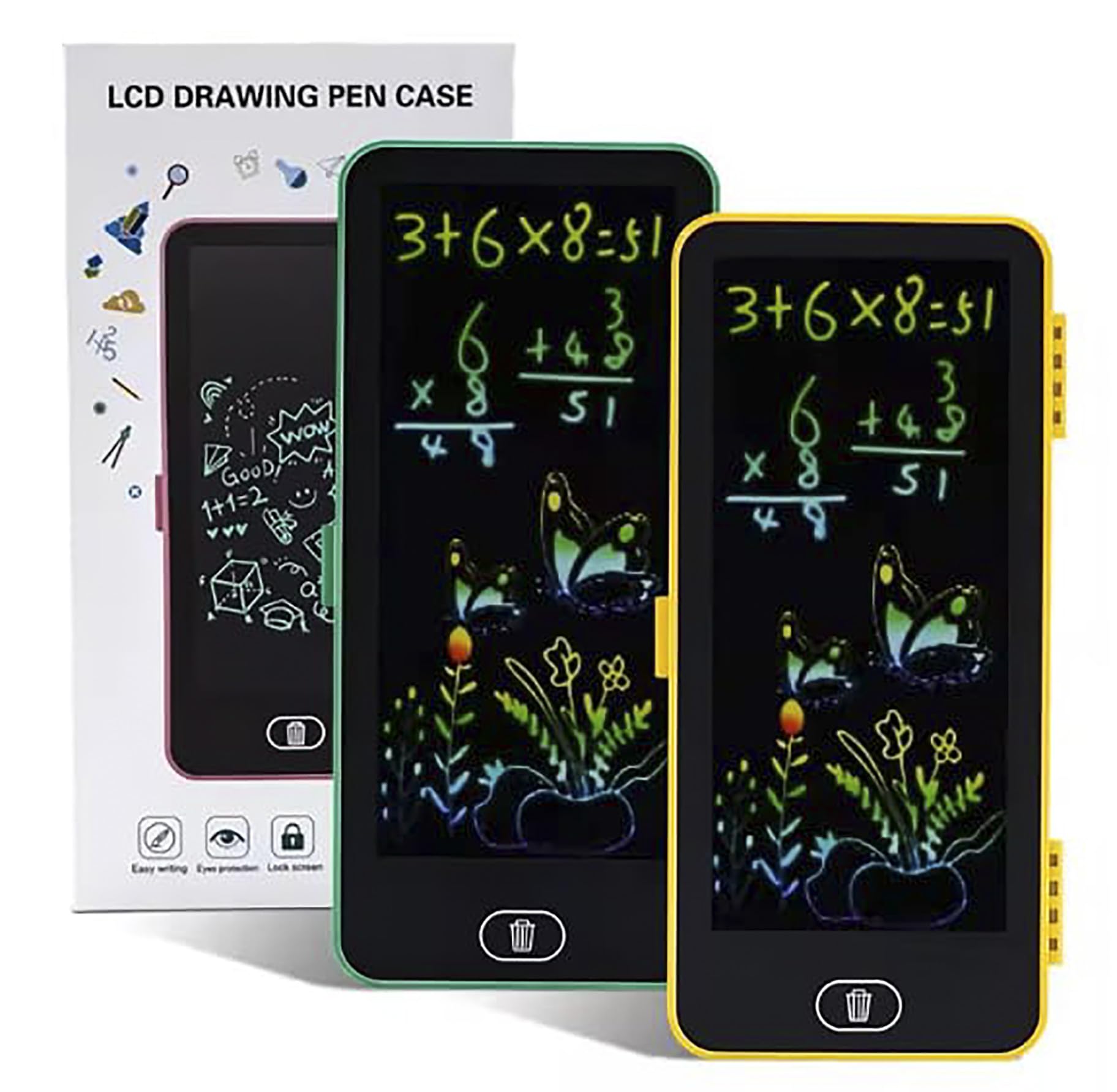 LCD Writing Tab Pencil Box