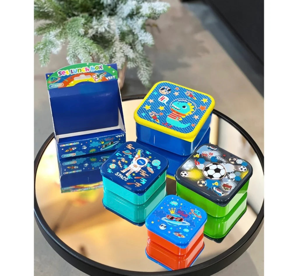 Vest Premium Quality Snacks Containers Lunch Boxes Set Of 4