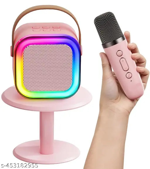 Colorful Bluetooth Speaker with Karaoke Mic System