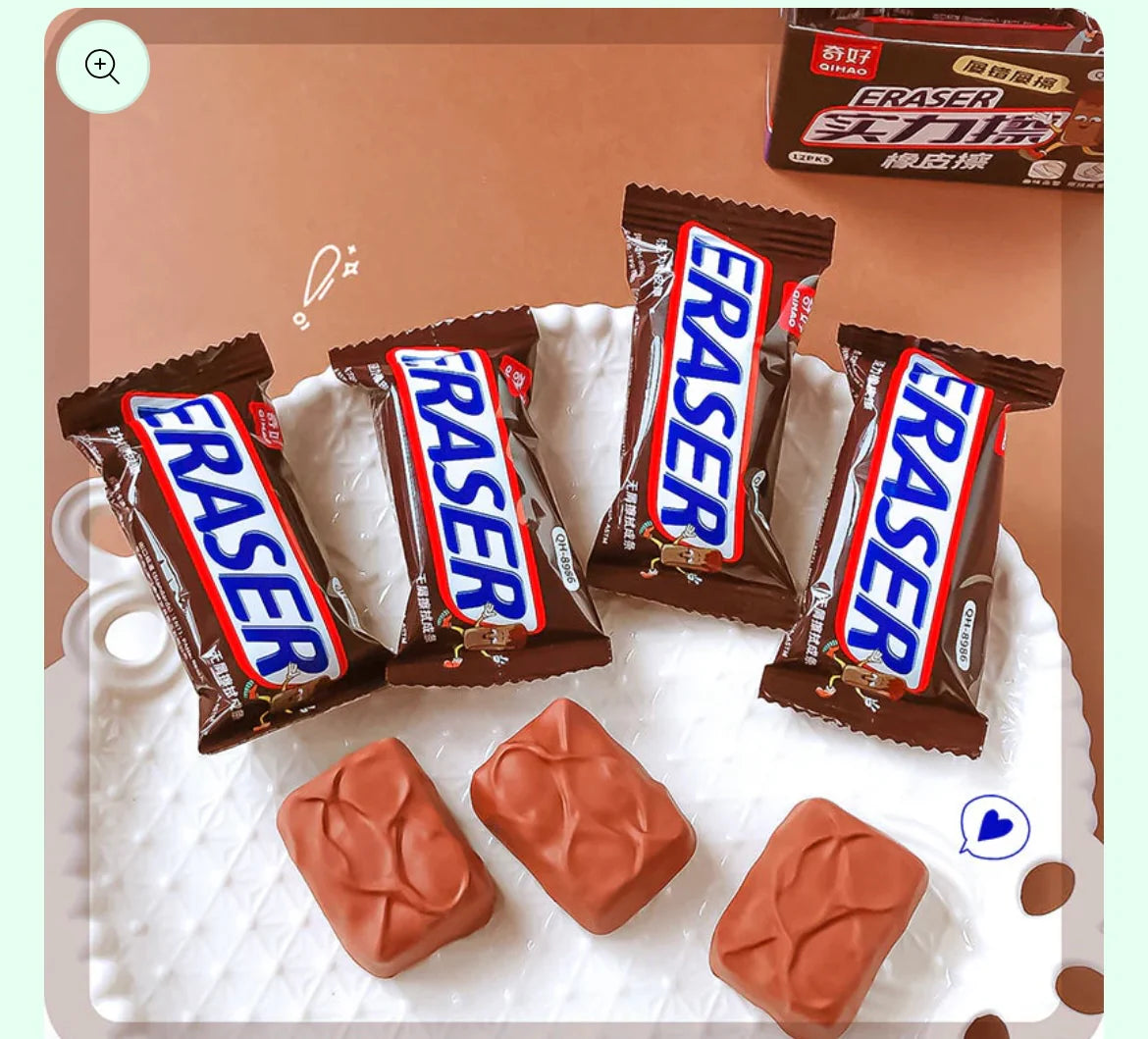 Snickers Eraser