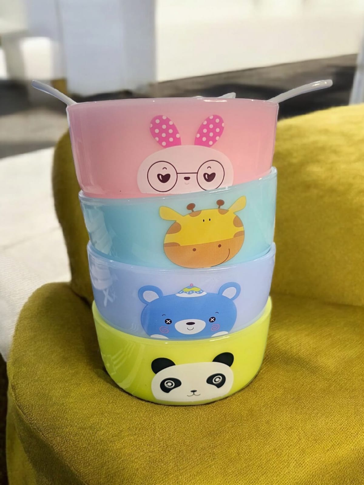 Kids Animal Bowl Set