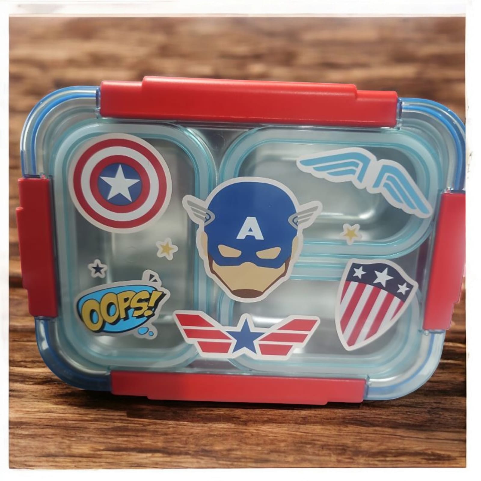 Avengers Stainless Steel Lunch Box 3 Compartments(2559)