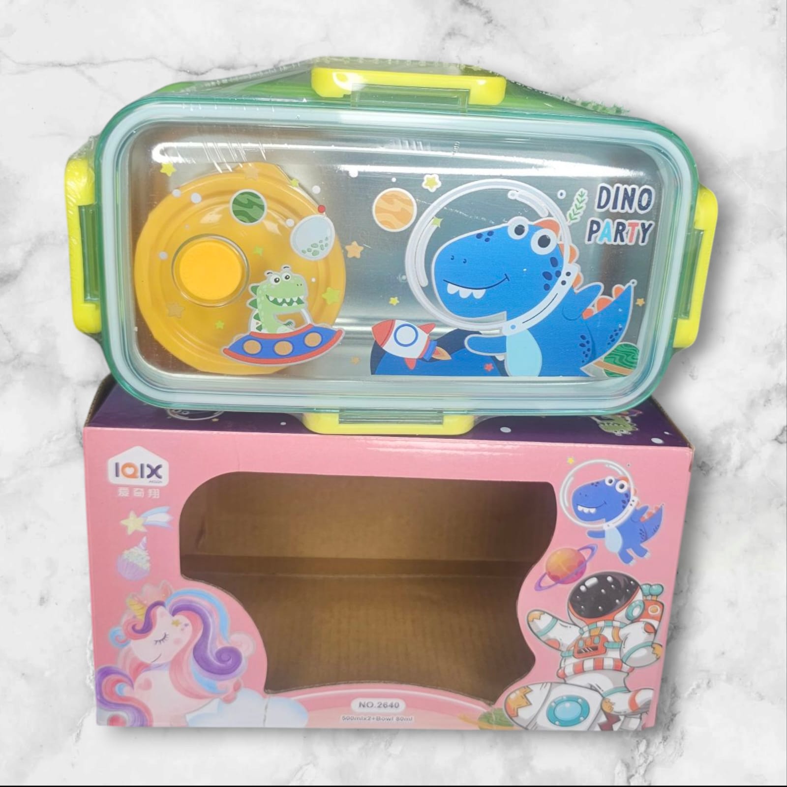 Stainless Steel Double Decker Lunch Box ( 2640 )