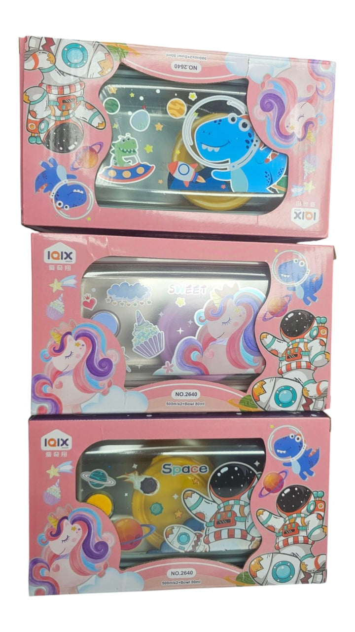 Stainless Steel Double Decker Lunch Box ( 2640 )