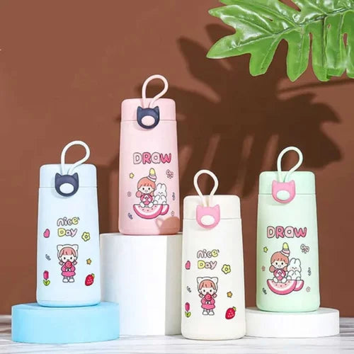 Glass bottle with cute print For kids