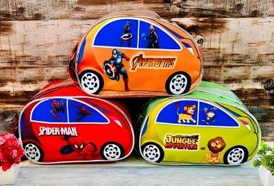 Car shaped sling bag