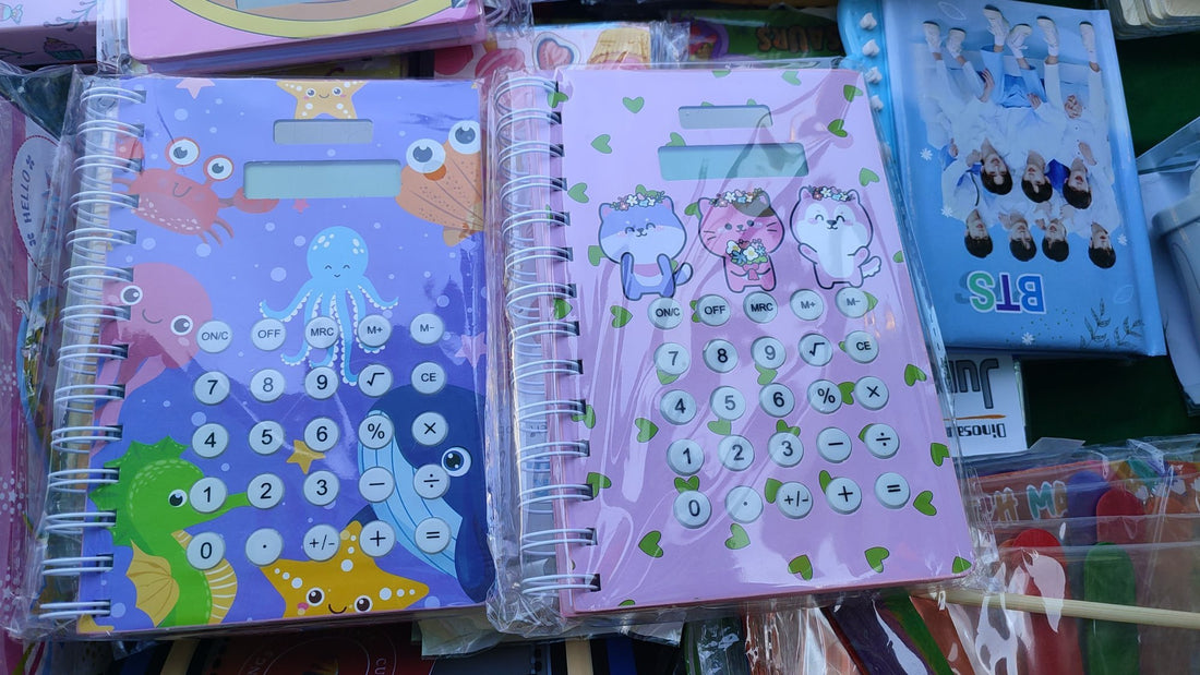 Aesthetic Notebook With Calculator