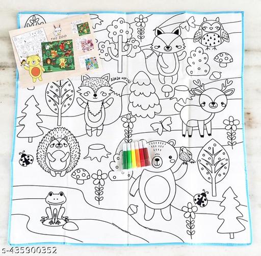 Washable Colouring Mat For Kids