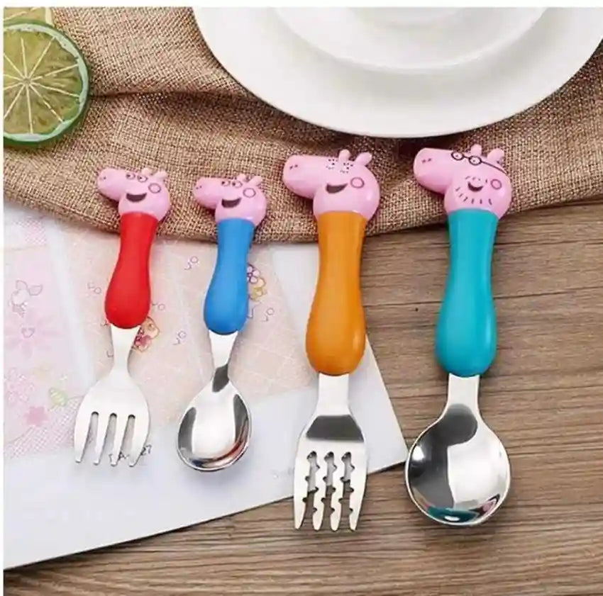 Peppa Pig Spoon And Fork Set