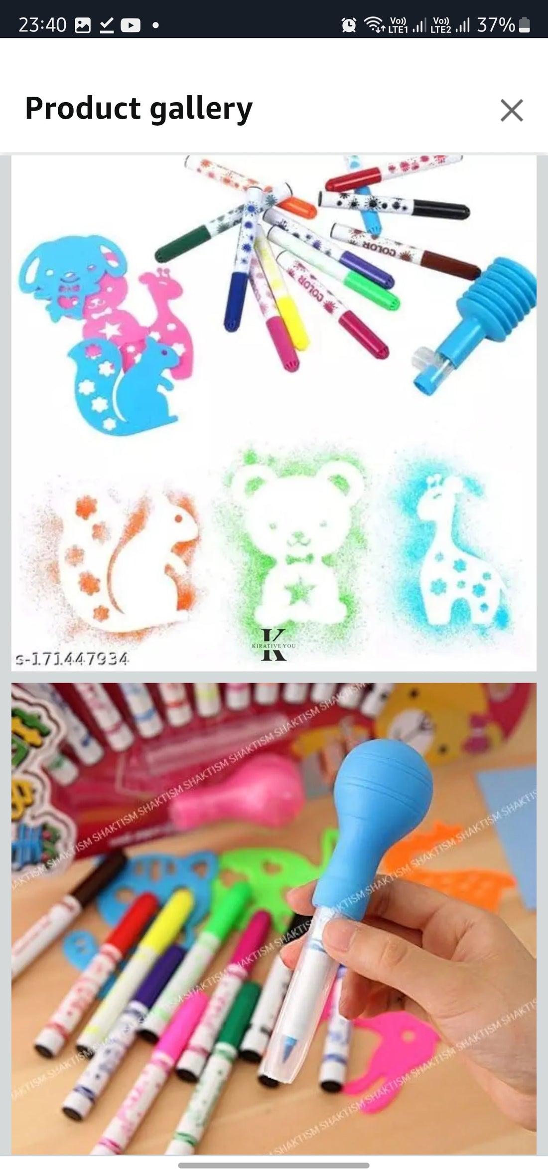 Spray Blow Pens
