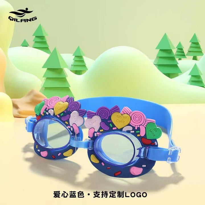 Heart swimming goggles
