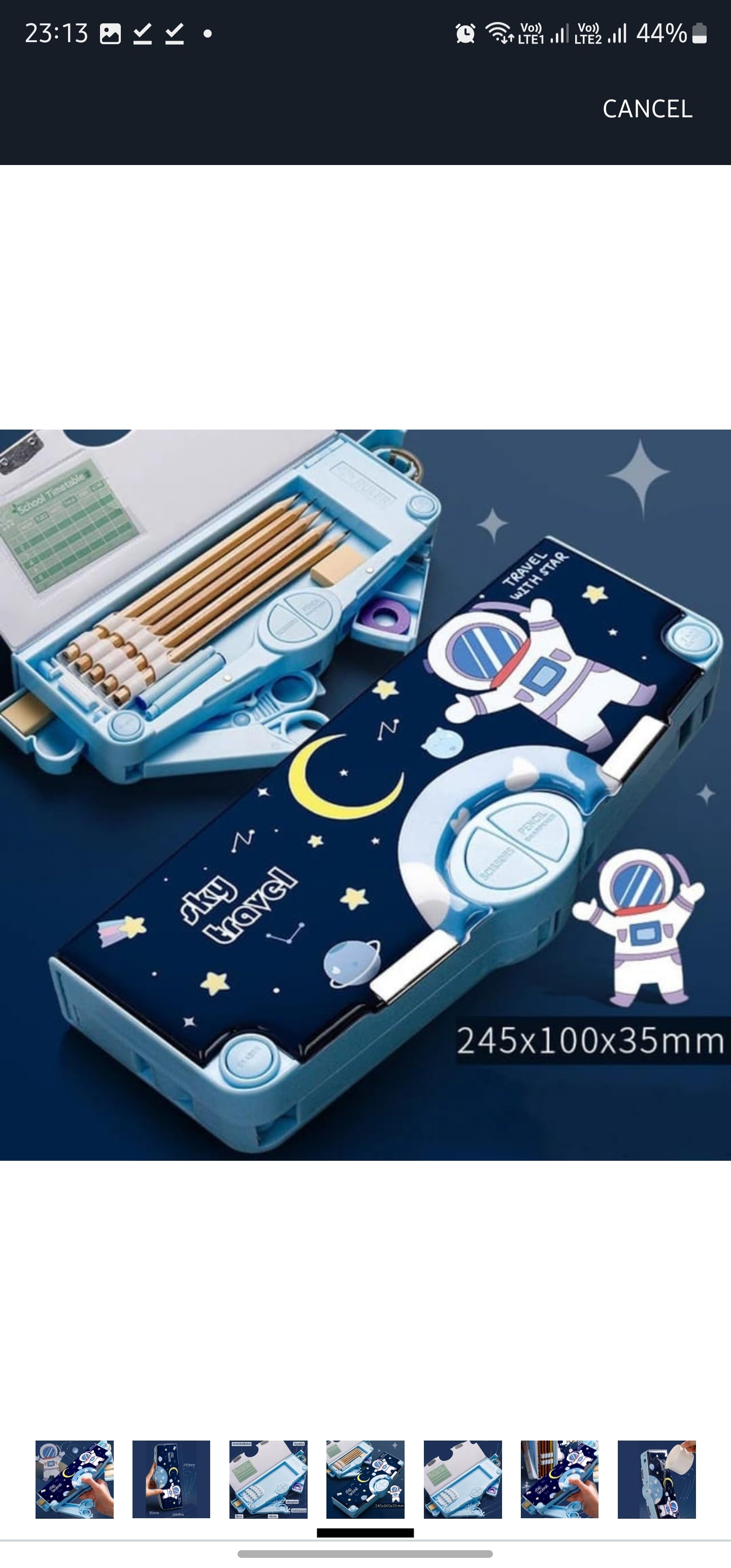 Magnetic Pencil Box for Kids(with art n craft kit)