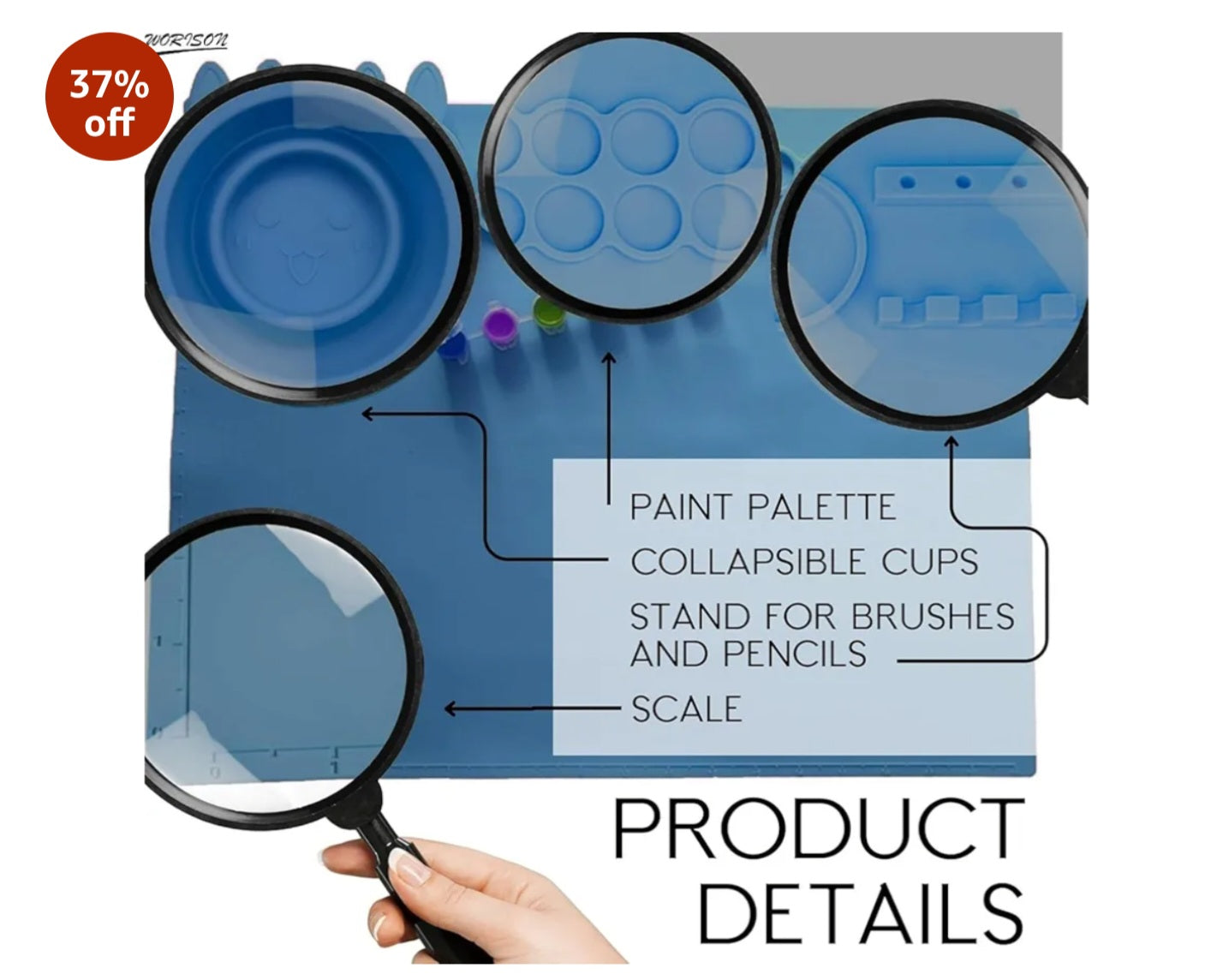 Silicone Colouring mat