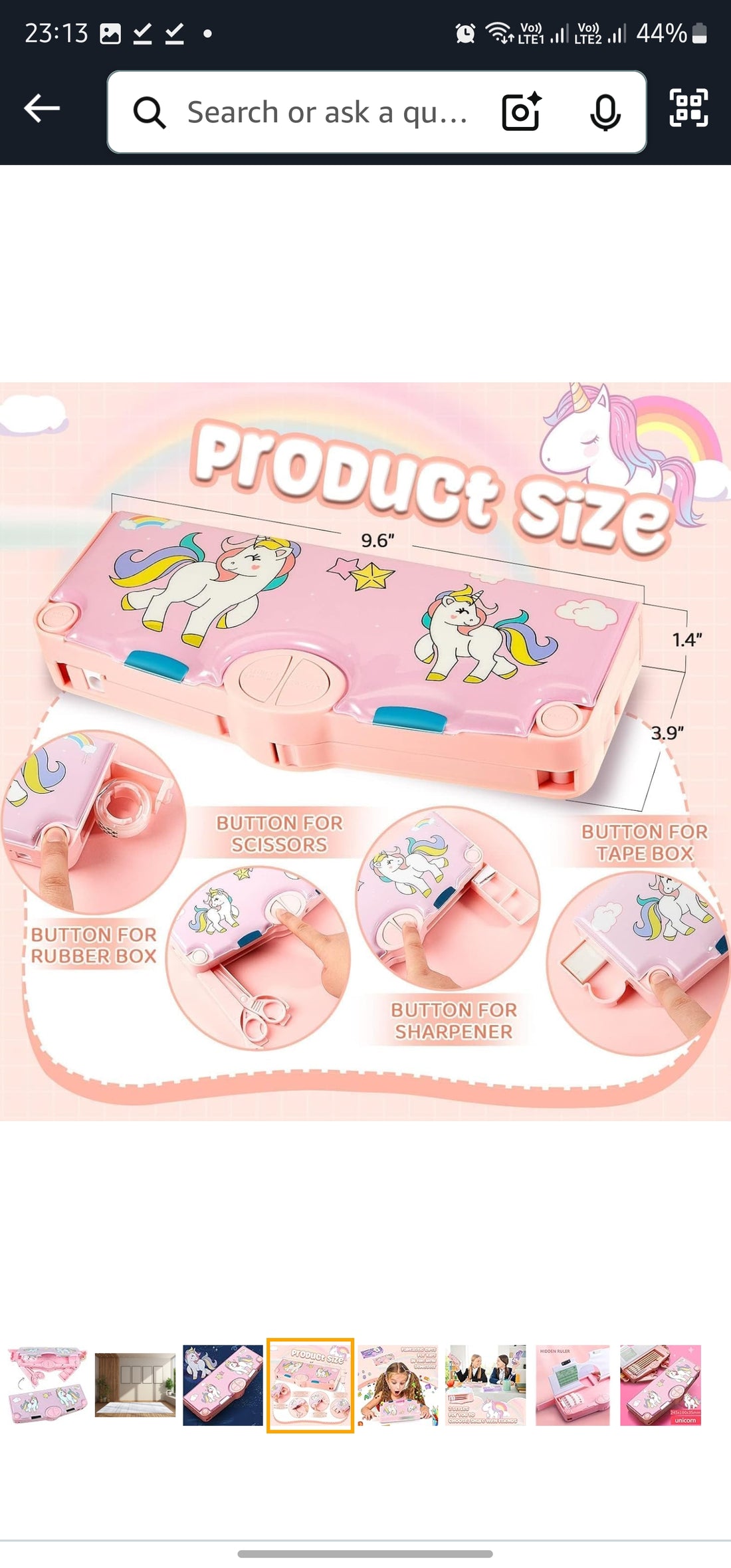 Magnetic Pencil Box for Kids(with art n craft kit)