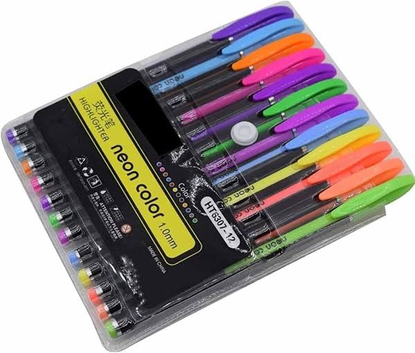 Neon Color Highlighter pack of 12