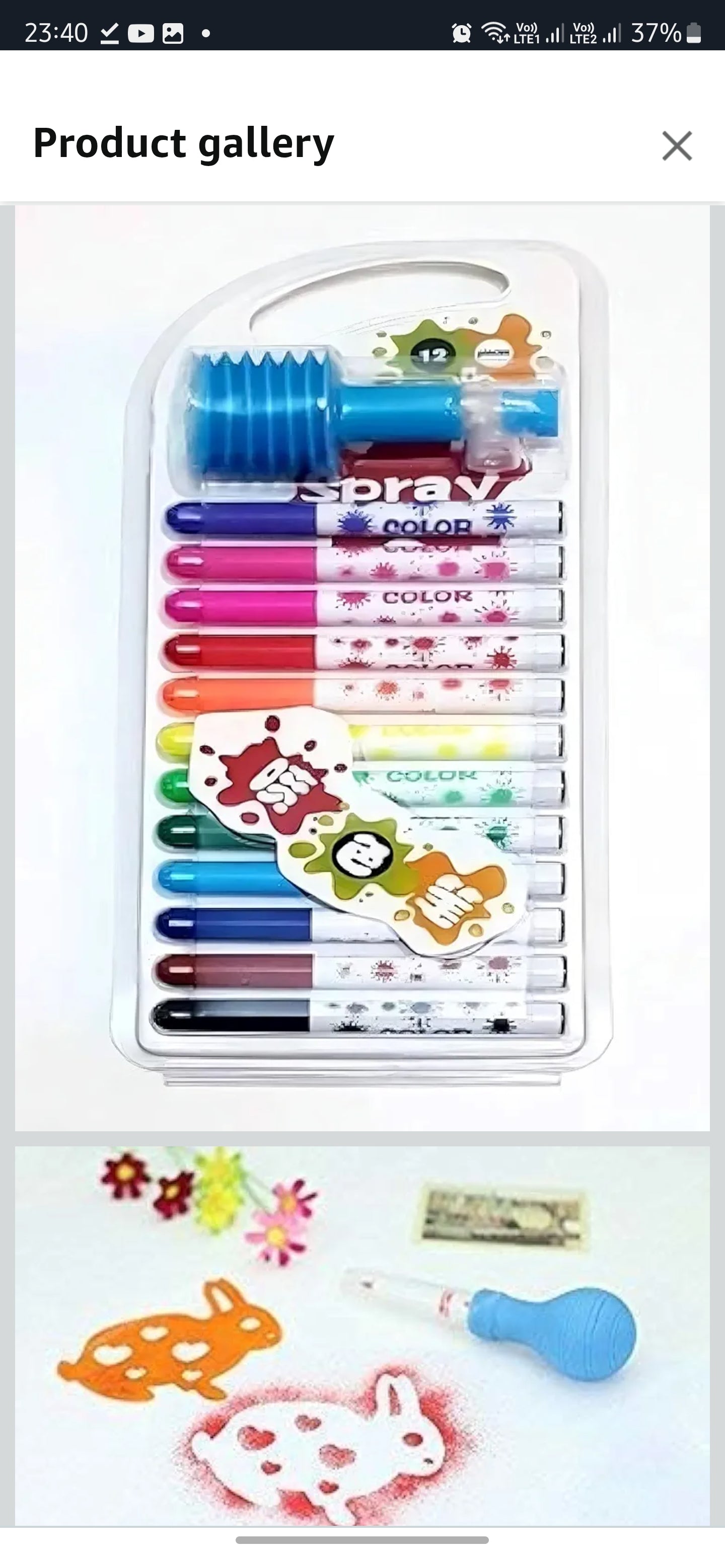 Spray Blow Pens