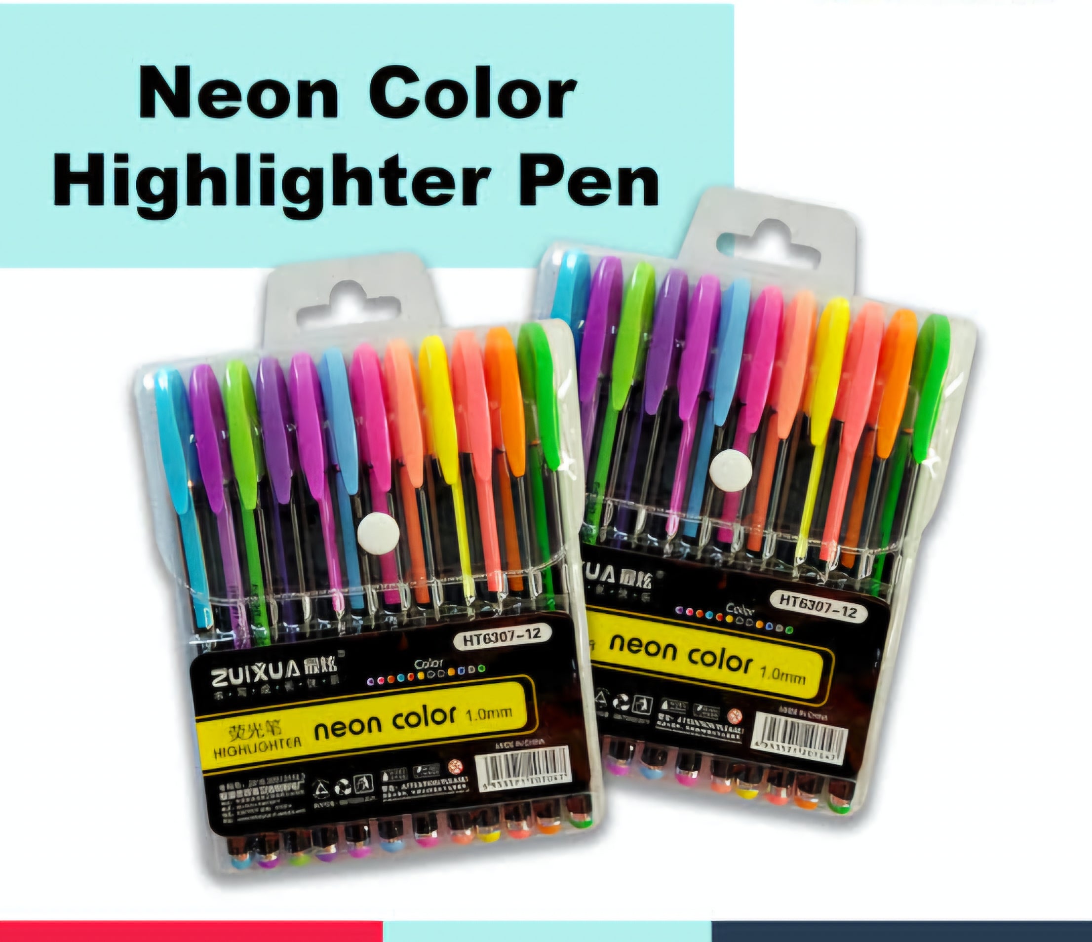 Neon Color Highlighter pack of 12