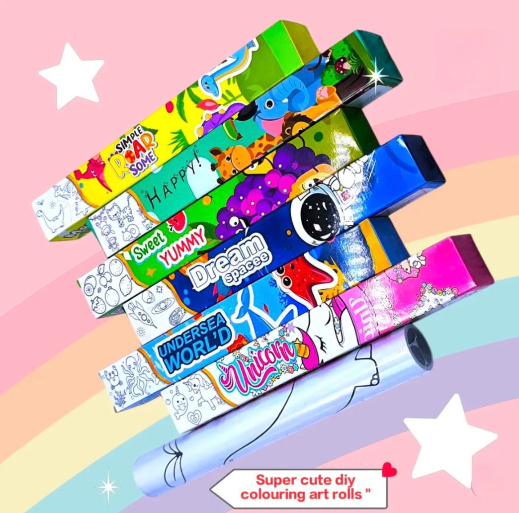 Kids Colouring Paper Roll