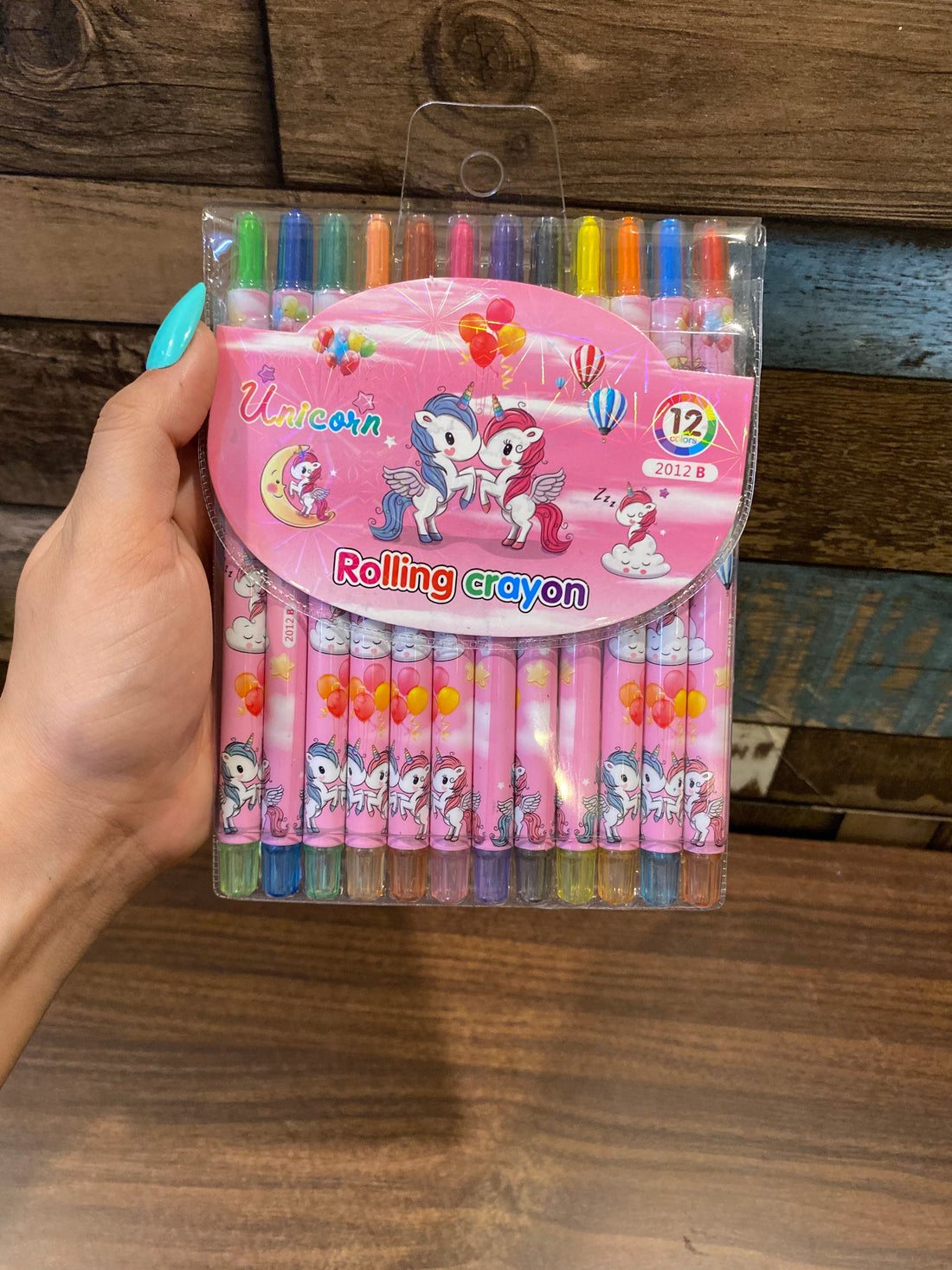 Rolling Crayons set of 12pc