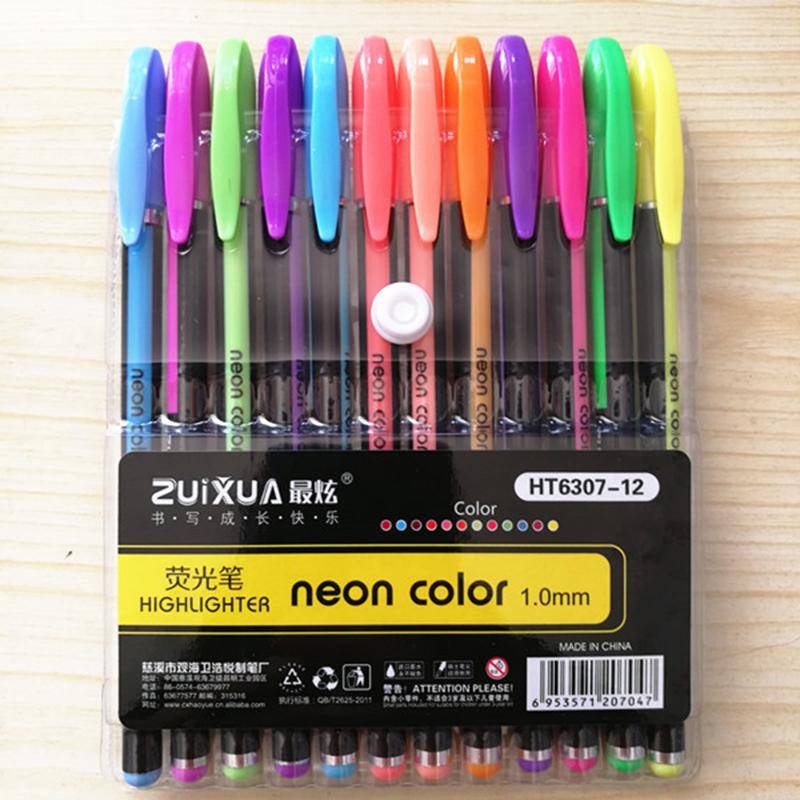 Neon Color Highlighter(pack of 12)