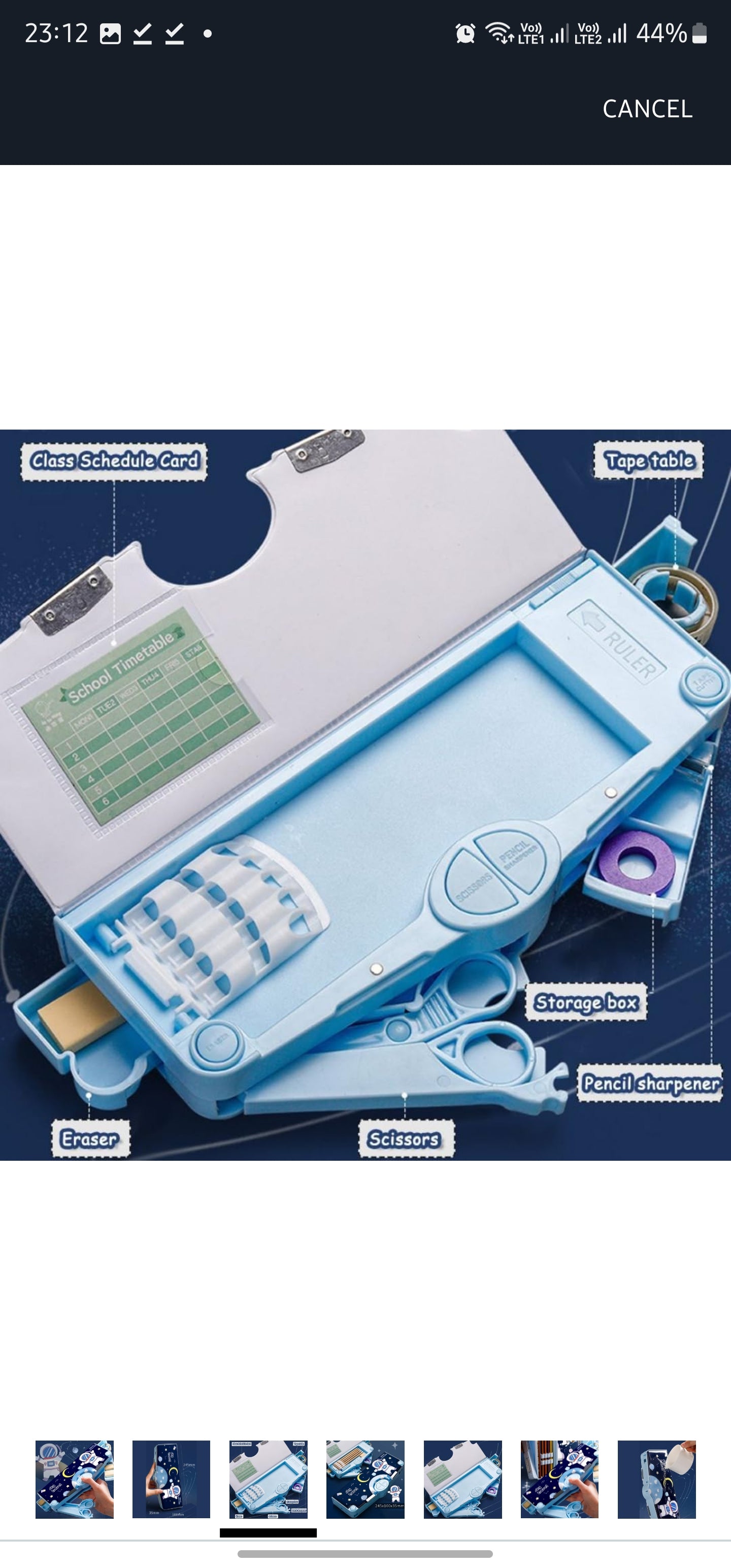 Magnetic Pencil Box for Kids(with art n craft kit)