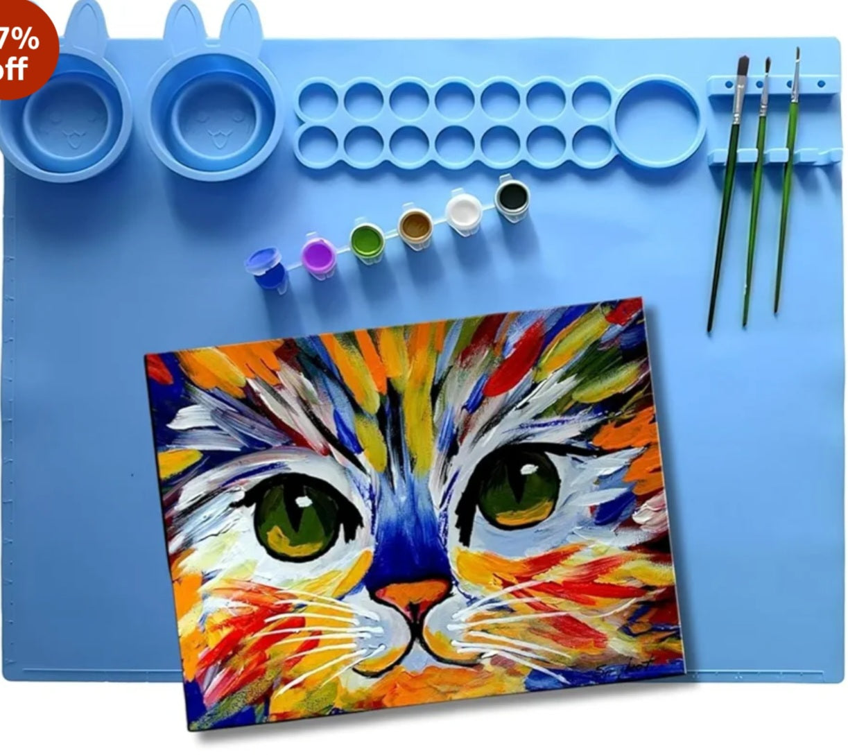 Silicone Colouring mat