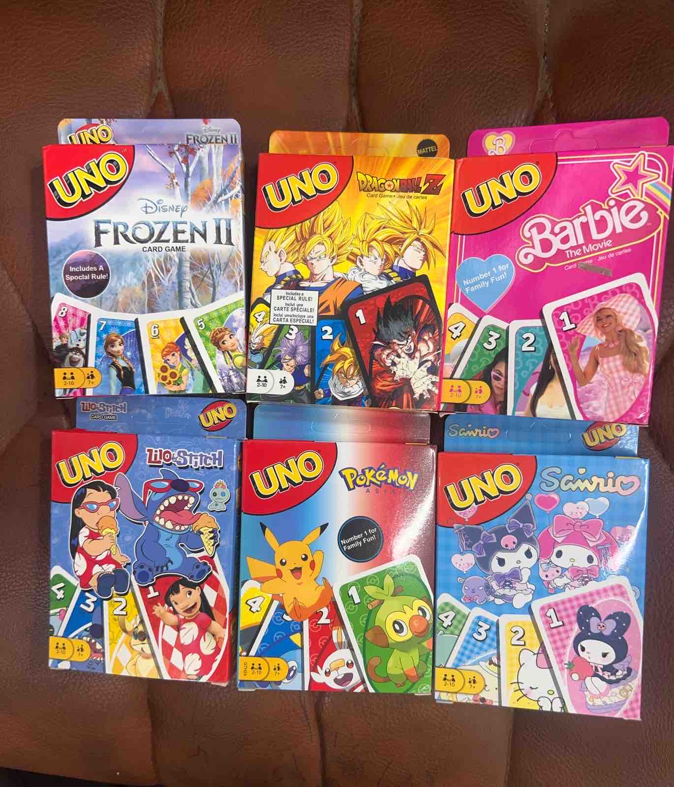 UNO Cards mix characters