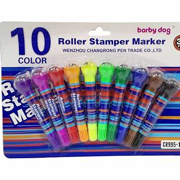 Roller Stamper Marker (Pack of 10)