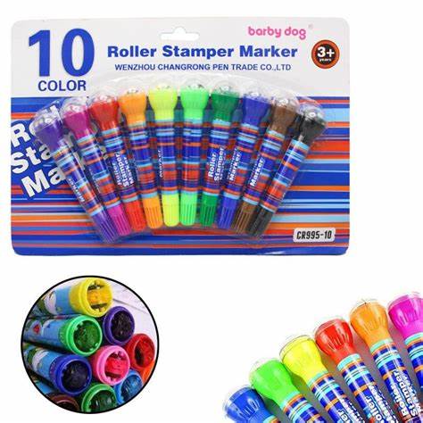 Roller Stamper Marker (Pack of 10)