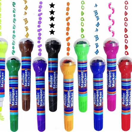 Roller Stamper Marker (Pack of 10)